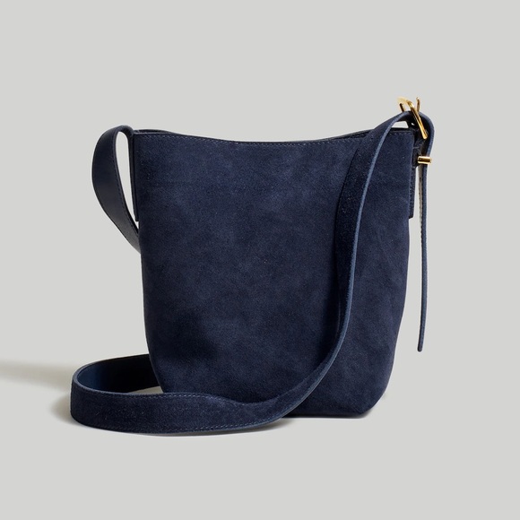Madewell Handbags - Madewell The Essential Mini Bucket Tote Deep Indigo